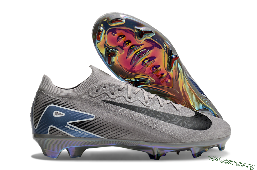Nike Air Zoom Mercurial Vapor 16 Elite FG Football Boots - Grey/Black/Blue 2