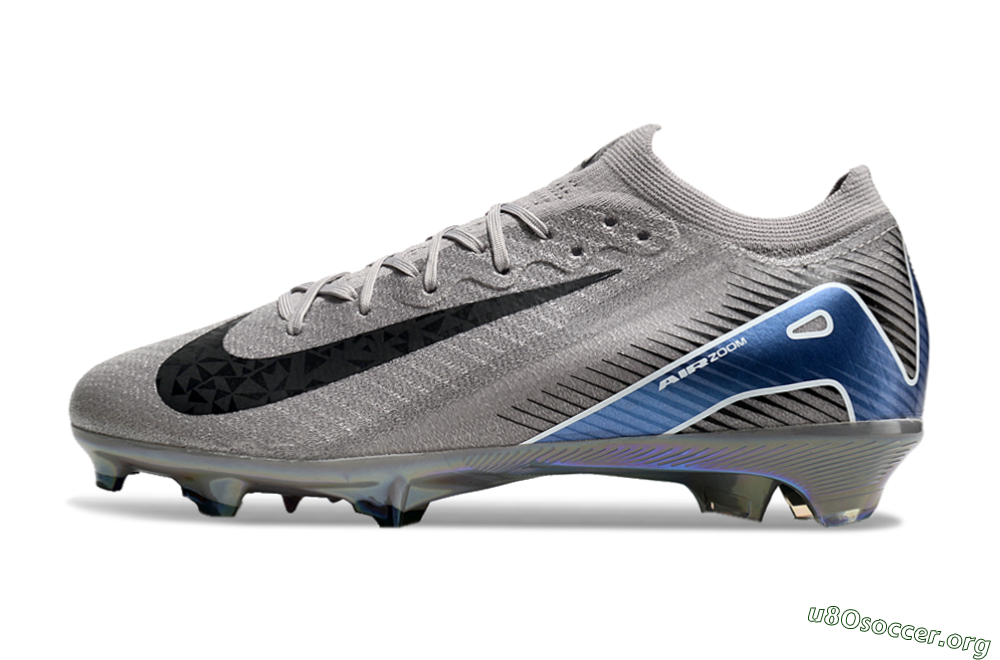Nike Air Zoom Mercurial Vapor 16 Elite FG Football Boots - Grey/Black/Blue 3