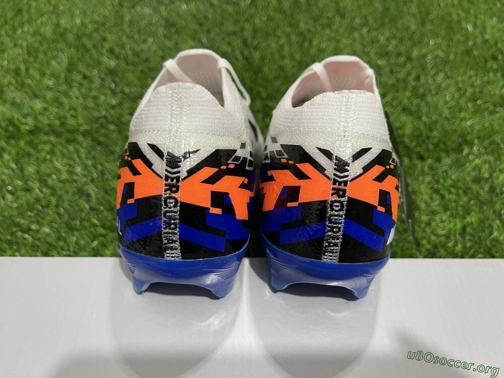 Nike Air Zoom Mercurial Vapor 16 Elite FG Football Boots - White/Black/Blue/Orange