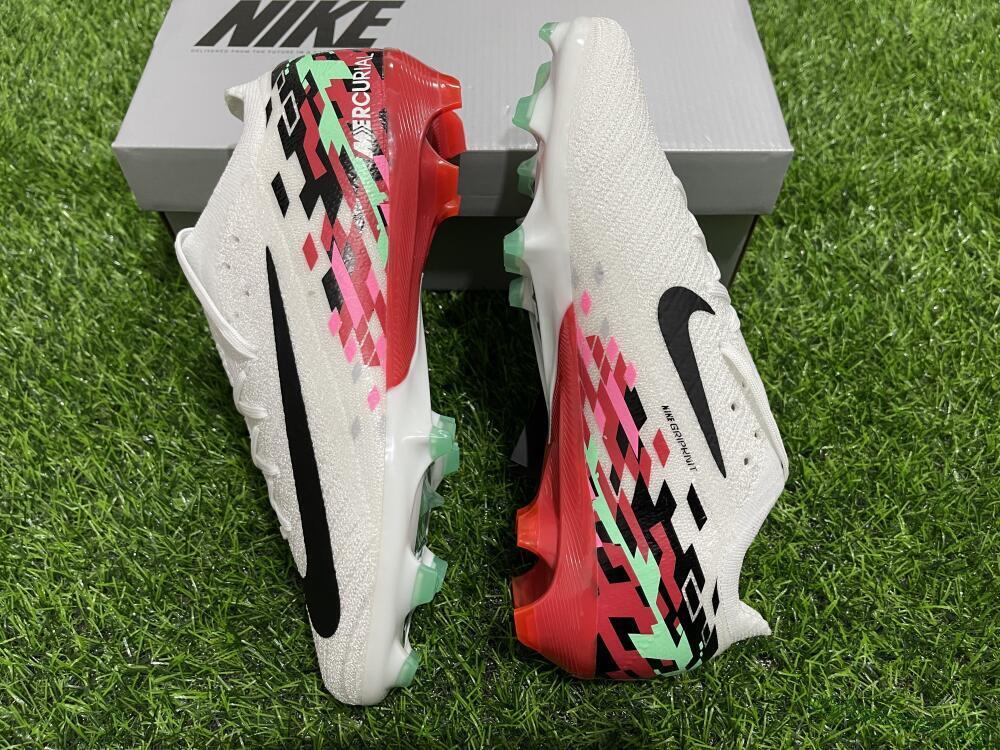 Nike Air Zoom Mercurial Vapor 16 Elite FG Football Boots - White/Black/Pink/Green