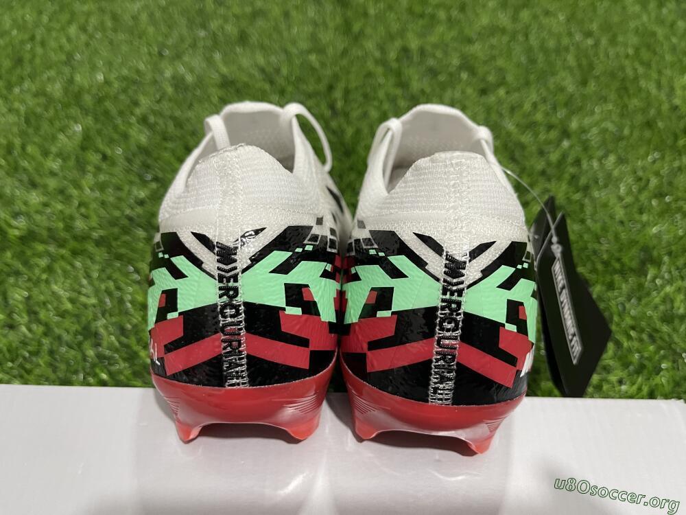 Nike Air Zoom Mercurial Vapor 16 Elite FG Football Boots - White/Black/Pink/Green