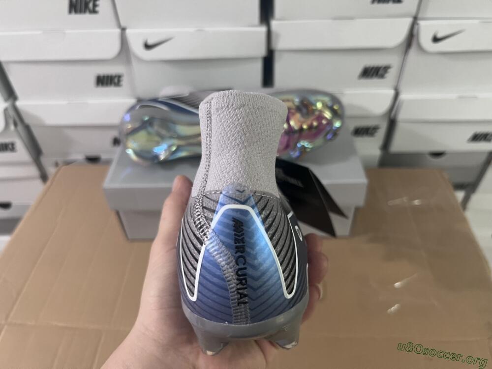 Nike Mercurial Superfly 10 Elite FG Football Boots - Grey/Black/Blue/Gold