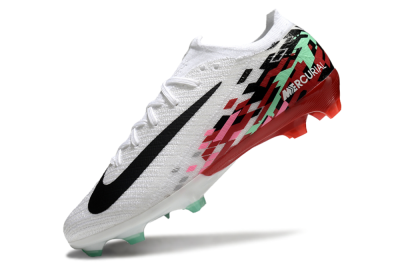 Nike Air Zoom Mercurial Vapor 16 Elite FG Football Boots - White/Black/Pink/Green