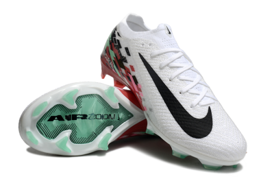 Nike Air Zoom Mercurial Vapor 16 Elite FG Football Boots - White/Black/Pink/Green