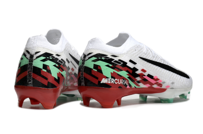 Nike Air Zoom Mercurial Vapor 16 Elite FG Football Boots - White/Black/Pink/Green