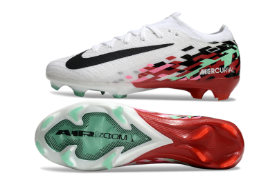 Nike Air Zoom Mercurial Vapor 16 Elite FG Football Boots - White/Black/Pink/Green