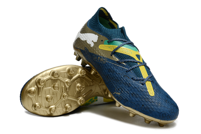 Puma Future Ultimate MG Football Boots - Blue/White/Gold