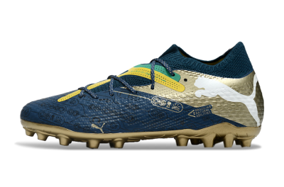 Puma Future Ultimate MG Football Boots - Blue/White/Gold