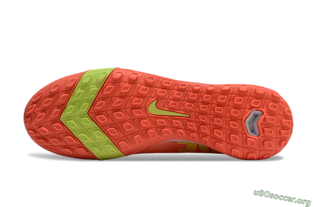 Nike Air Zoom Mercurial Vapor 15 Elite TF Football Shoes - Red/Yellow/White 6
