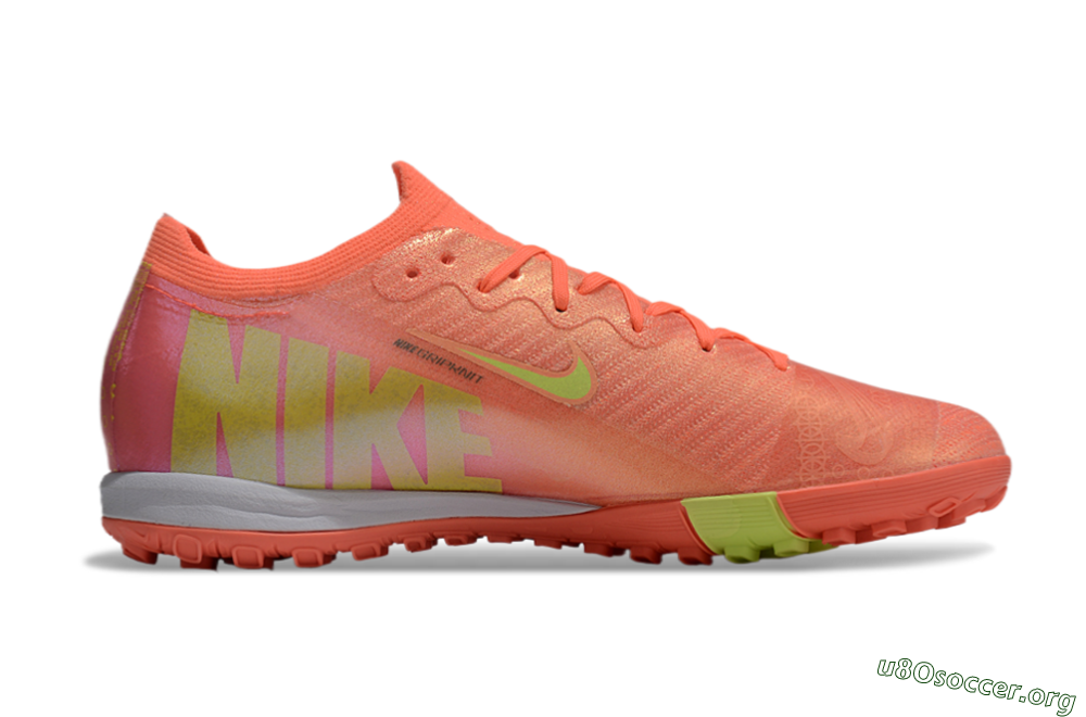 Nike Air Zoom Mercurial Vapor 15 Elite TF Football Shoes - Red/Yellow/White 7