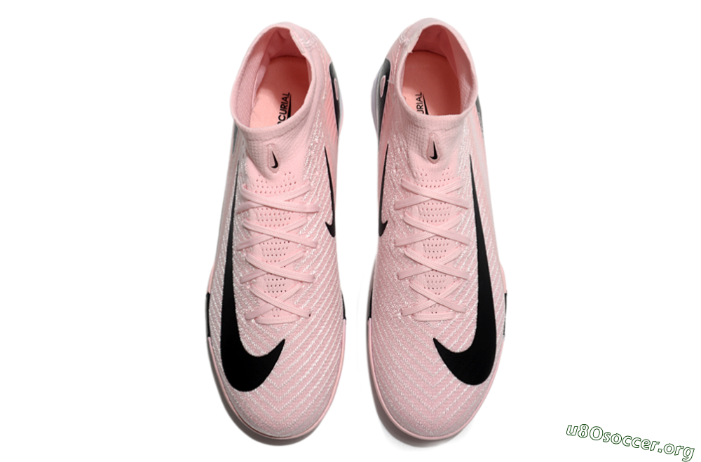 Nike Air Zoom Mercurial Superfly 10 Elite TF Football Shoes - Pink/White/Black 4
