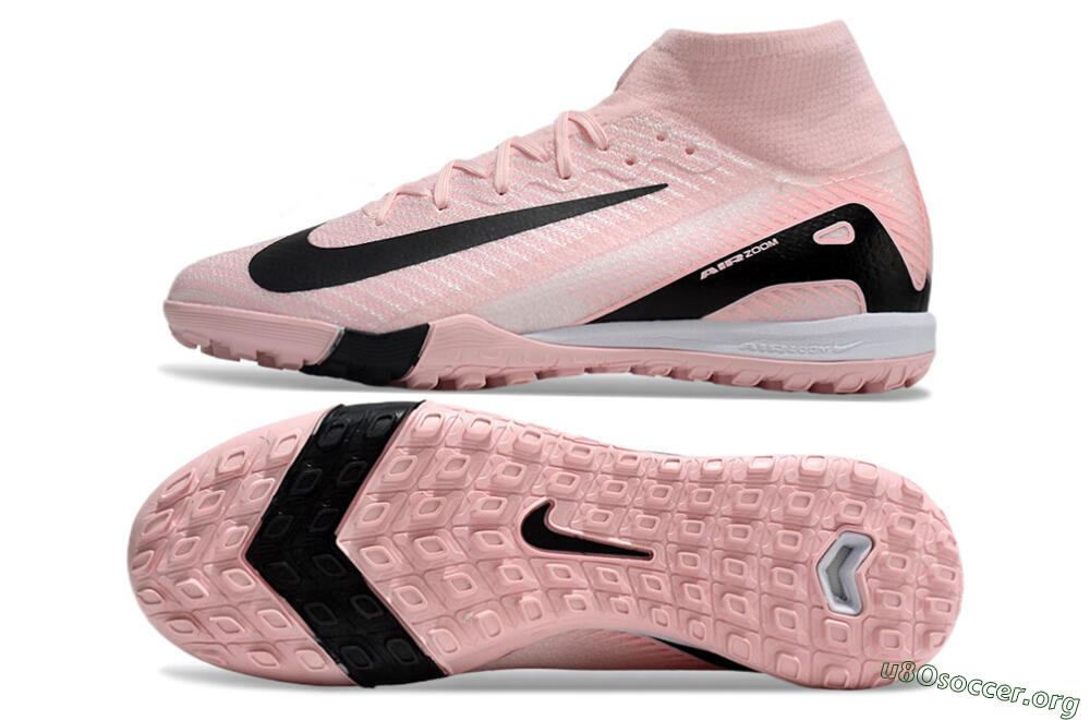 Nike Air Zoom Mercurial Superfly 10 Elite TF Football Shoes - Pink/White/Black 1
