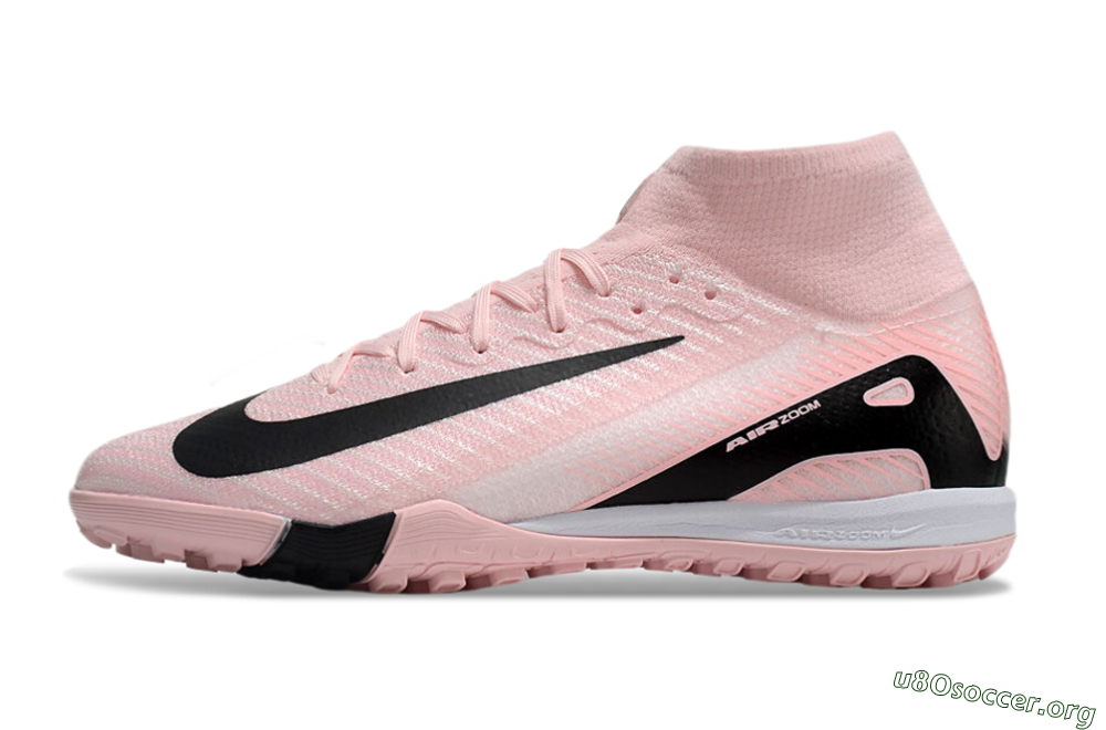 Nike Air Zoom Mercurial Superfly 10 Elite TF Football Shoes - Pink/White/Black 3