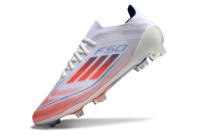 Adidas F50 Elite FG Football Boots - White/Red/Blue
