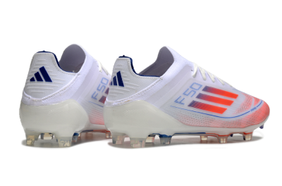 Adidas F50 Elite FG Football Boots - White/Red/Blue
