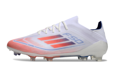 Adidas F50 Elite FG Football Boots - White/Red/Blue