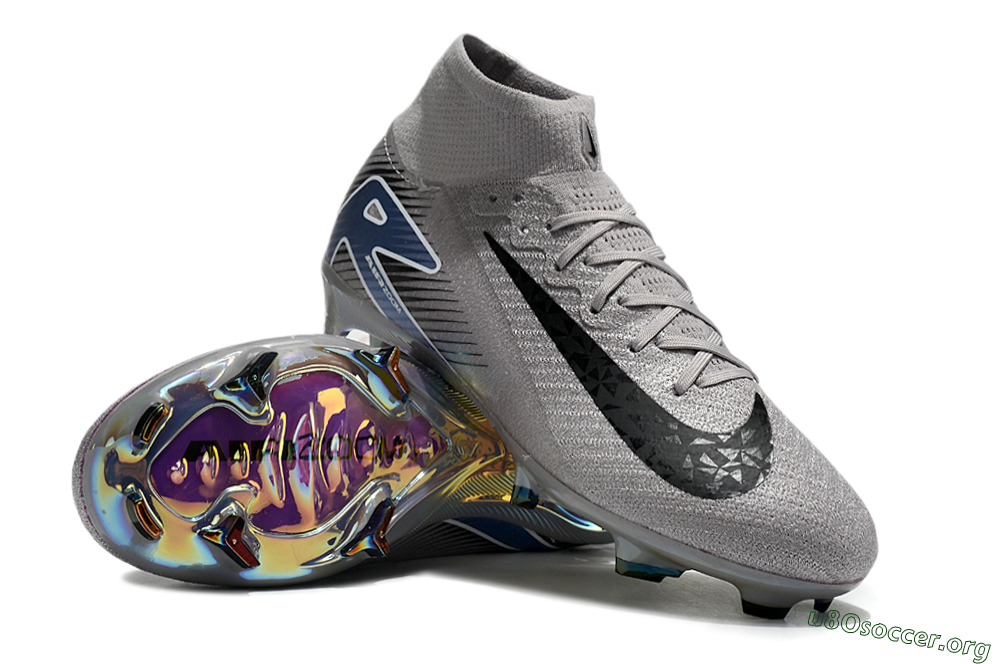 Nike Mercurial Superfly 10 Elite FG Football Boots - Grey/Black/Blue/Gold 0