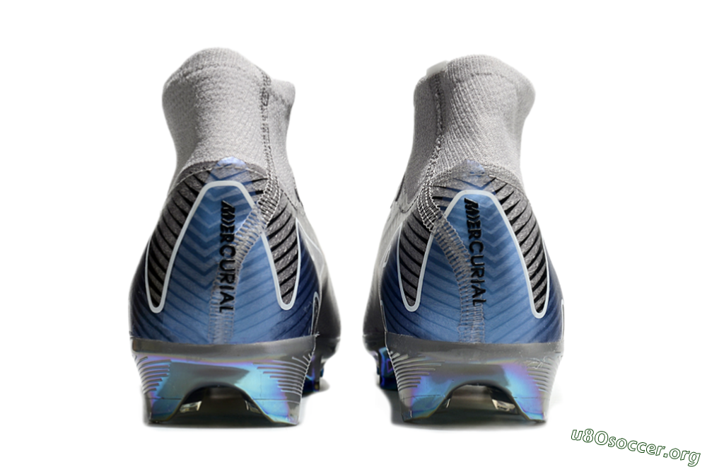 Nike Mercurial Superfly 10 Elite FG Football Boots - Grey/Black/Blue/Gold 6
