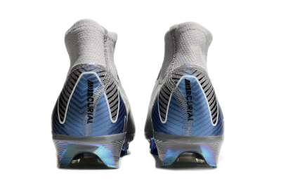 Nike Mercurial Superfly 10 Elite FG Football Boots - Grey/Black/Blue/Gold