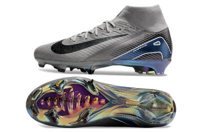 Nike Mercurial Superfly 10 Elite FG Football Boots - Grey/Black/Blue/Gold