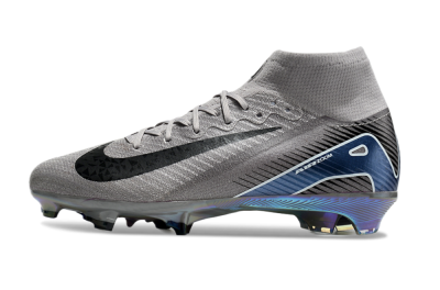 Nike Mercurial Superfly 10 Elite FG Football Boots - Grey/Black/Blue/Gold