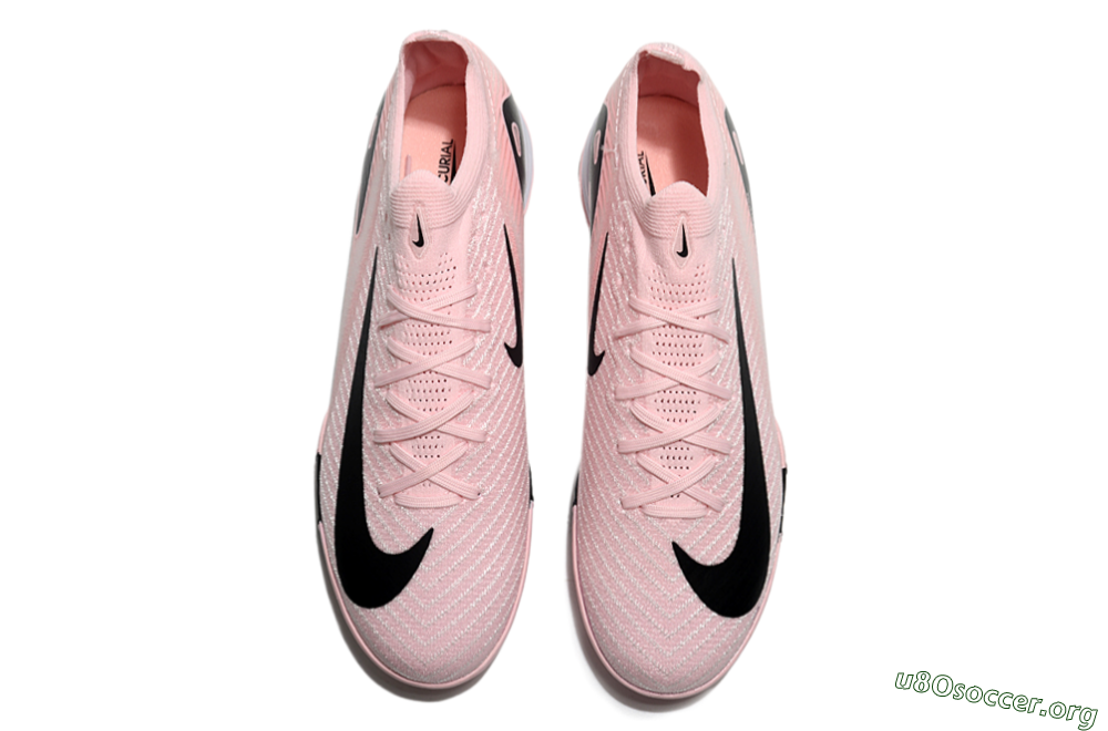 Nike Air Zoom Mercurial Vapor 16 Elite TF Football Shoes - Pink/Black/White 4