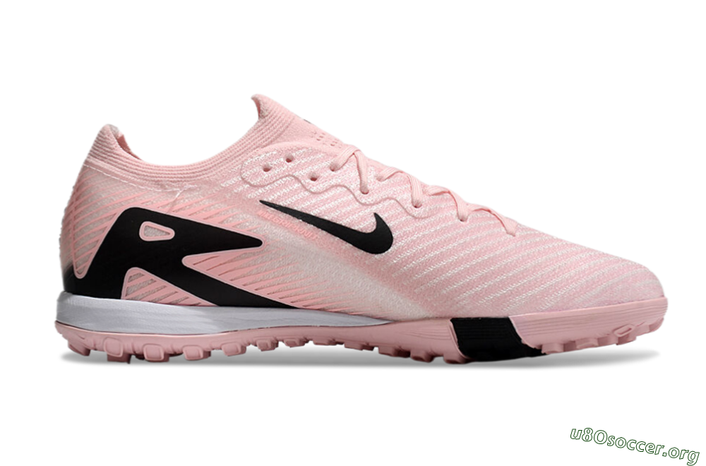Nike Air Zoom Mercurial Vapor 16 Elite TF Football Shoes - Pink/Black/White 7