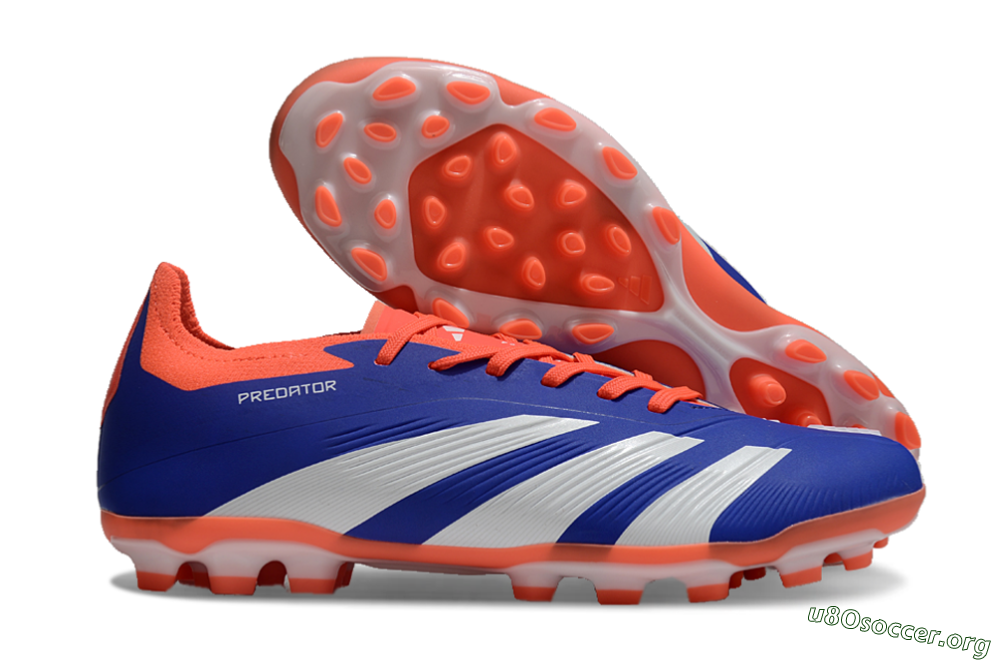 Adidas Predator Elite 24 MG Football Boots - Blue/White/Red 2