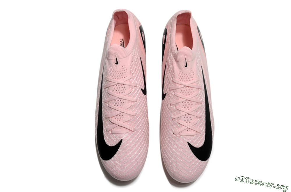 Nike Air Zoom Mercurial Vapor 16 Elite FG Football Boots - Pink/Black/White 4