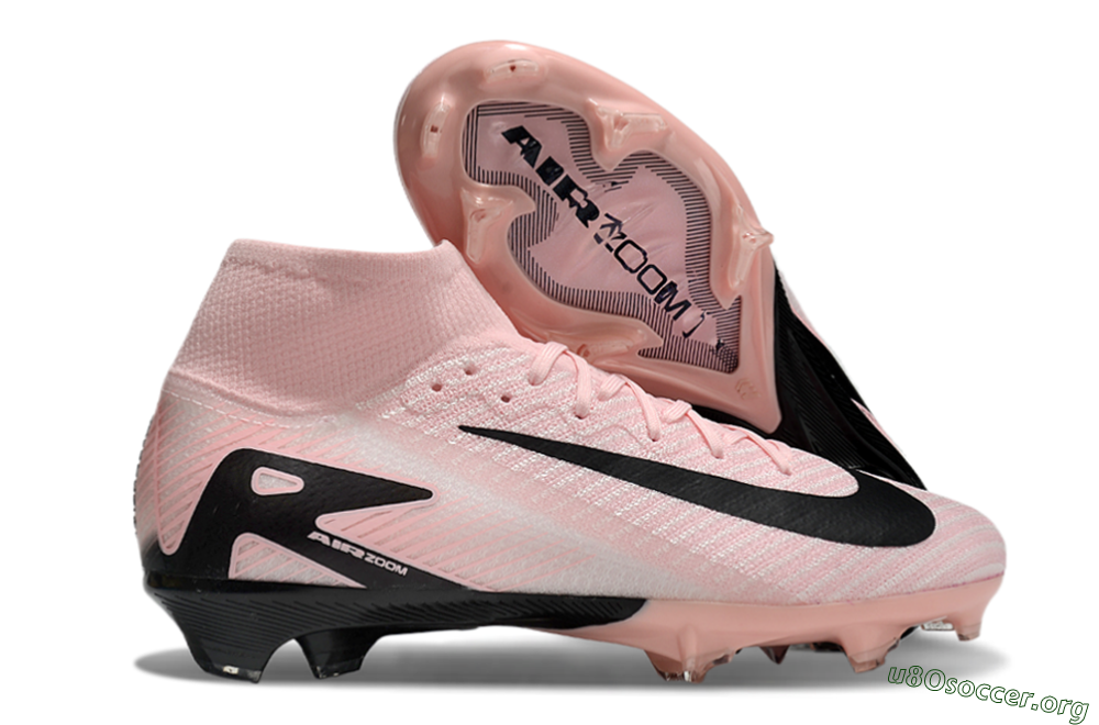Nike Air Zoom Mercurial Superfly 10 Elite FG Football Boots - Pink/White/Black 2