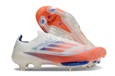 Adidas F50+ Lightstrike Pro FG Football Boots - White/Red/Blue