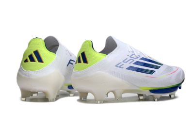 Adidas F50+ Lightstrike Pro FG Football Boots - White/Blue/Yellow