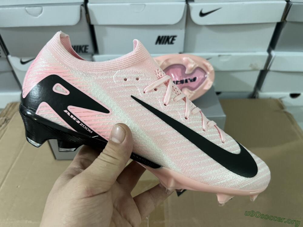 Nike Air Zoom Mercurial Vapor 16 Elite FG Football Boots - Pink/Black/White