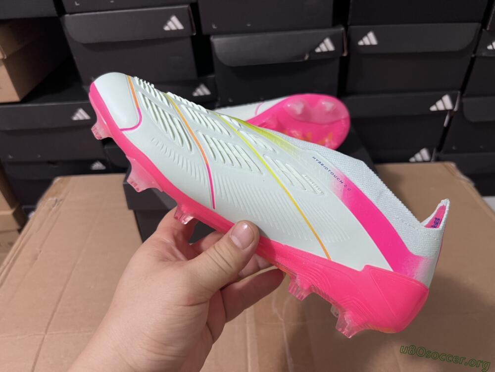 Adidas Predator Elite 24 Laceless FG Football Boots - Jade/Blue/Pink