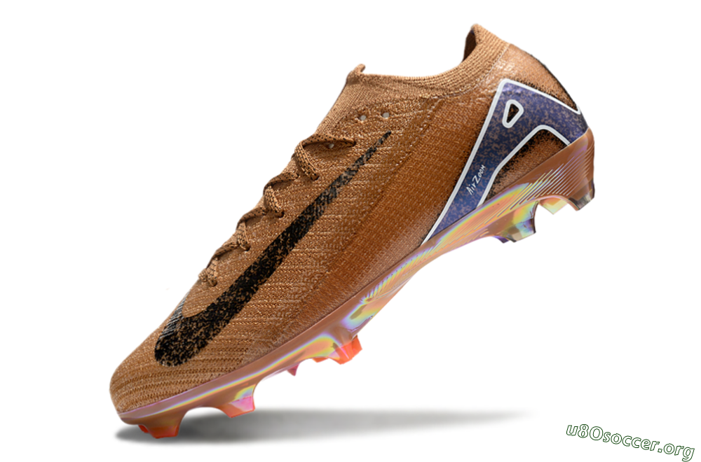 Nike Air Zoom Mercurial Vapor 16 Elite FG Football Boots - Gold/Blue/White 5