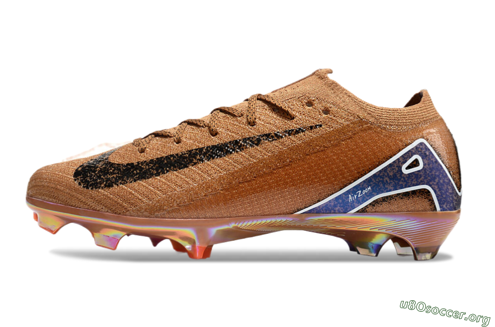 Nike Air Zoom Mercurial Vapor 16 Elite FG Football Boots - Gold/Blue/White 3