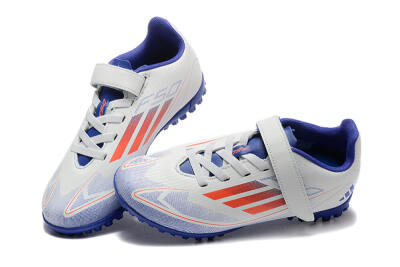 Kids Adidas Predator Elite TF Football Shoes - White/Blue/Red