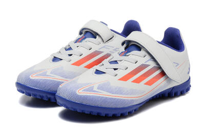 Kids Adidas Predator Elite TF Football Shoes - White/Blue/Red