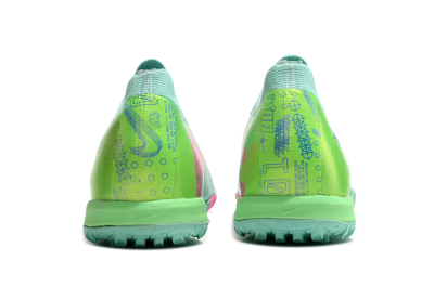 Nike Air Zoom Mercurial Vapor 16 Elite TF Football Shoes - Jade/Pink/Blue