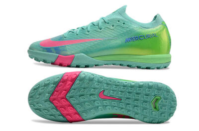Nike Air Zoom Mercurial Vapor 16 Elite TF Football Shoes - Jade/Pink/Blue