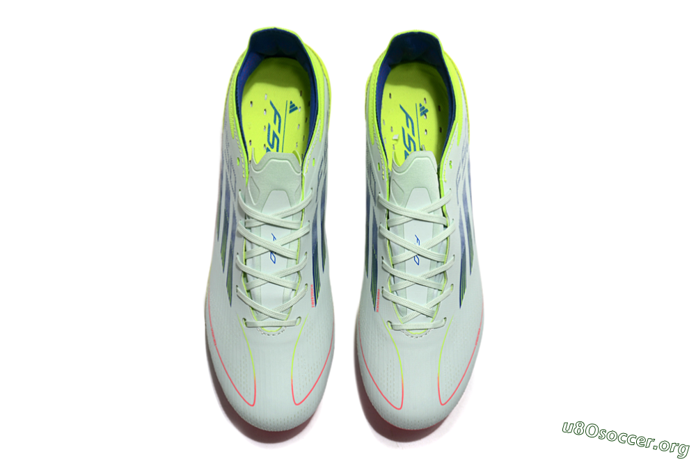 Adidas F50 Elite MG Football Boots - Jade/Blue/Yellow 4