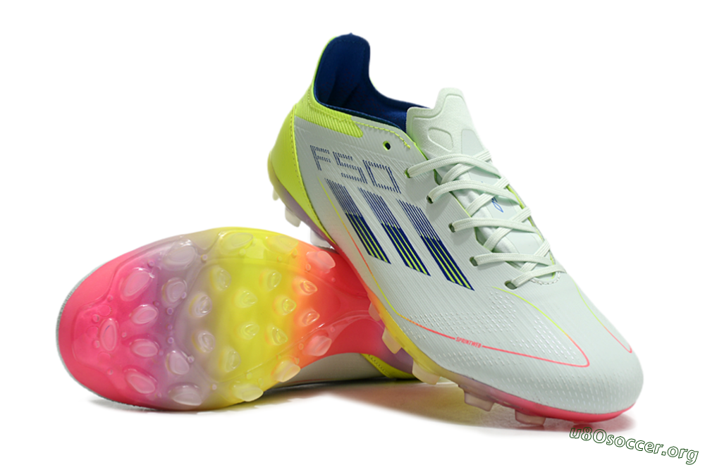Adidas F50 Elite MG Football Boots - Jade/Blue/Yellow 0