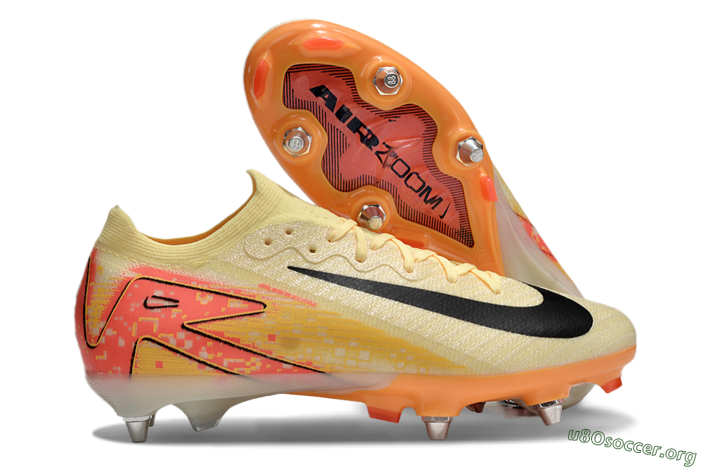 Nike Air Zoom Mercurial Vapor 16 Elite SG Football Boots - Yellow/Black/Red 2