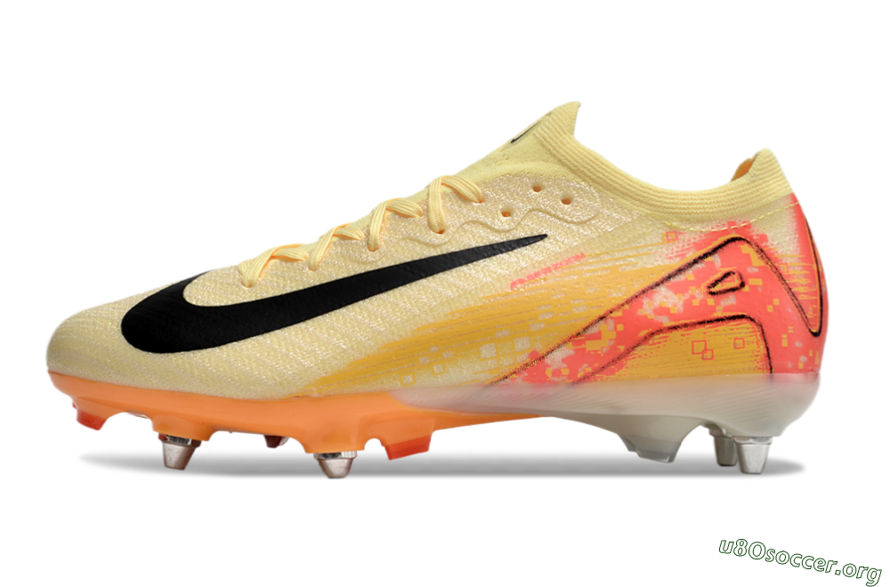 Nike Air Zoom Mercurial Vapor 16 Elite SG Football Boots - Yellow/Black/Red 3