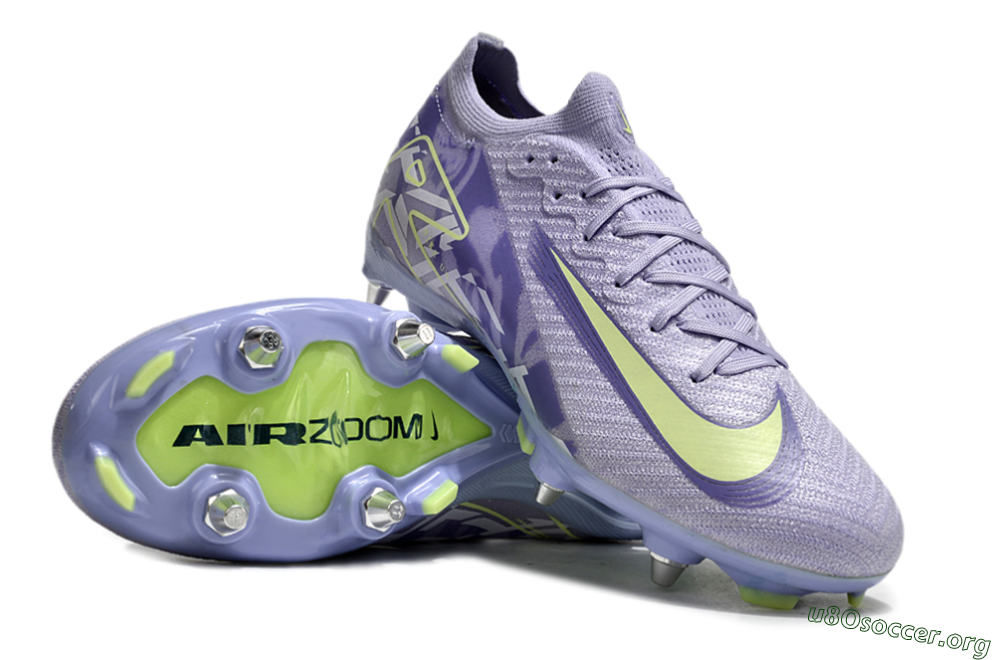 Nike Air Zoom Mercurial Vapor 16 Elite SG Football Boots - Purple/Yellow/White 0