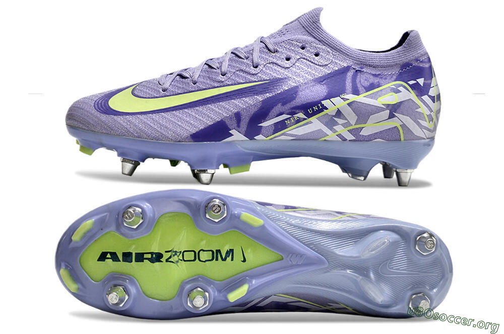 Nike Air Zoom Mercurial Vapor 16 Elite SG Football Boots - Purple/Yellow/White 1