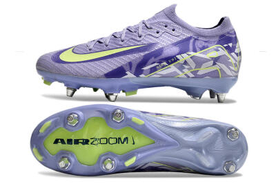 Nike Air Zoom Mercurial Vapor 16 Elite SG Football Boots - Purple/Yellow/White