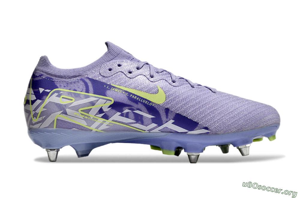 Nike Air Zoom Mercurial Vapor 16 Elite SG Football Boots - Purple/Yellow/White 7