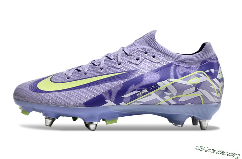 Nike Air Zoom Mercurial Vapor 16 Elite SG Football Boots - Purple/Yellow/White 3