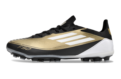 Adidas F50 Elite Messi MG Football Boots - Gold/Black/White